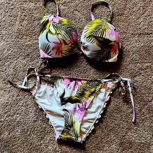 Tropical Print Bikini